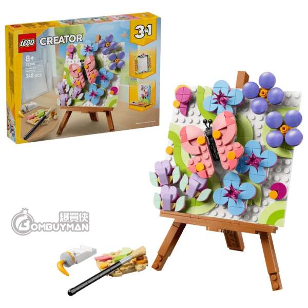 LEGO 31390 Floral Art Decor Painting 花卉藝術裝飾畫作 (Creator 3in1)