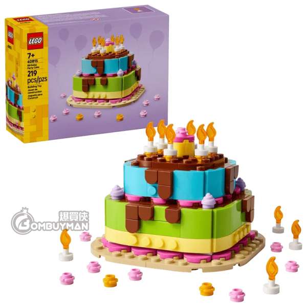 LEGO 40815 Birthday Party Cake 生日派對蛋糕 (Creator 3in1)