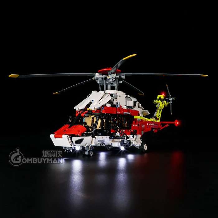 Lightailing LEGO 42145 Airbus H175 Rescue Helicopter 救援直升機 (Technic)專用燈光組件