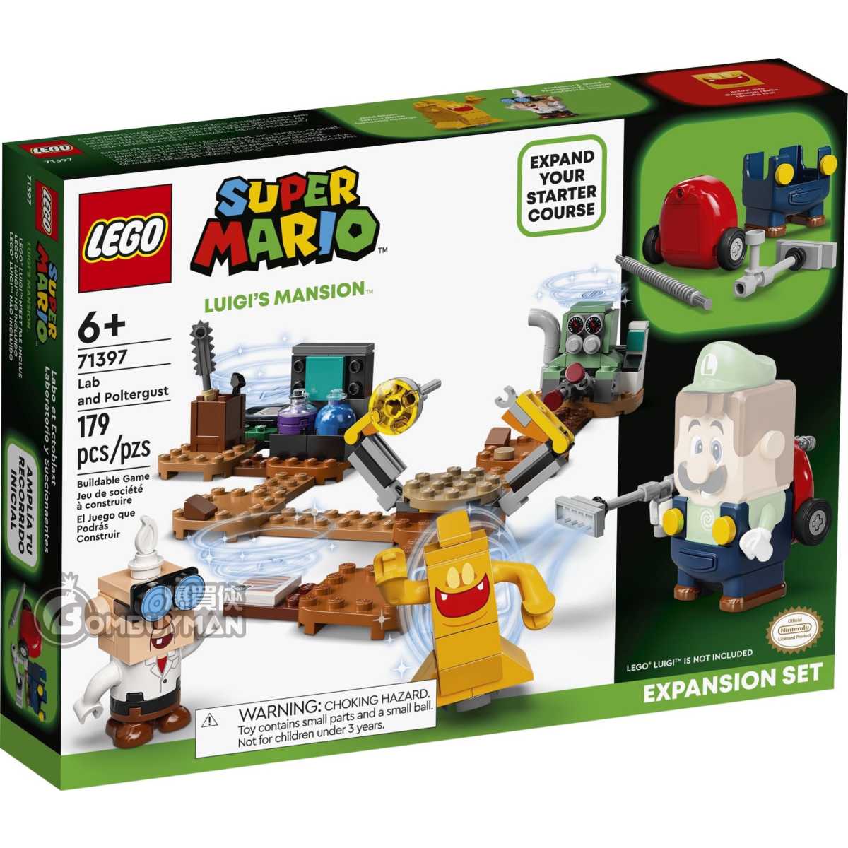 Buy LEGO 71397 Luigi s Mansion Lab and Poltergust Expansion