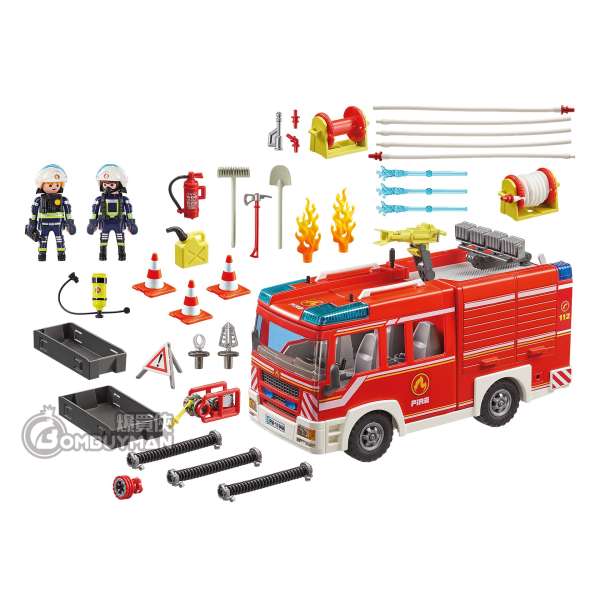 playmobil city action fire truck