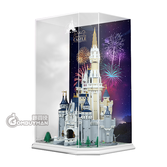 lego disney castle box dimensions