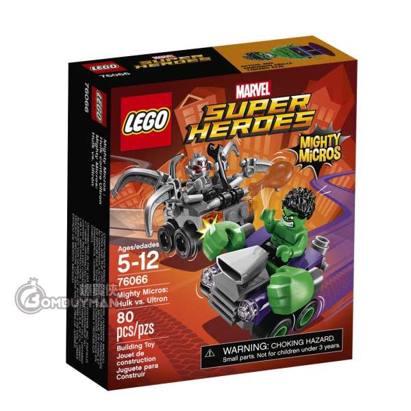 LEGO 76066 Mighty Micros: Hulk vs. Ultron (Marvel 漫威)