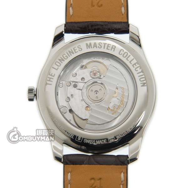 Longines L29204783 Master Collection Automatic Silver Dial Brown Leather Strap Men s Watch