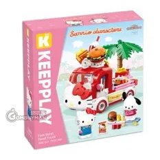 Qman Keeppley MX-K20848 Hello Kitty 與 Pochacco 的街頭小食餐車 (Sanrio)