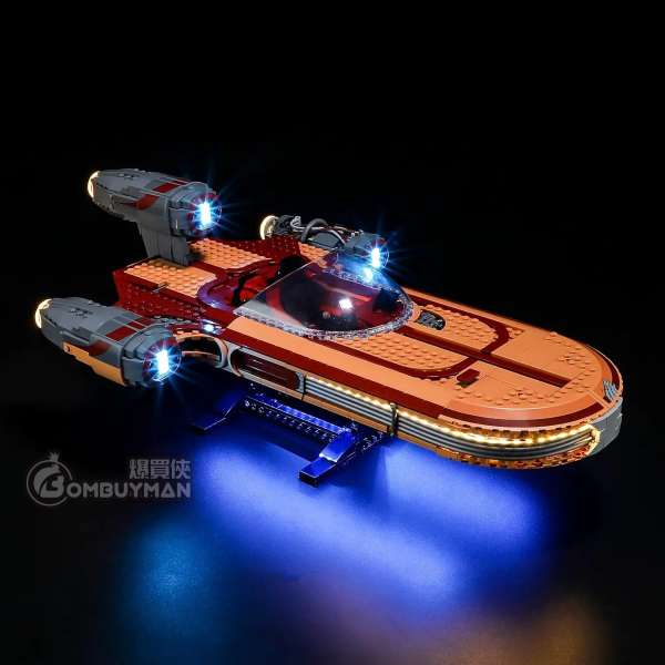 Lightailing LEGO 75341 Luke Skywalker's Landspeeder™(Star Wars™ 星球大戰) 專用燈光組件(不包含LEGO)