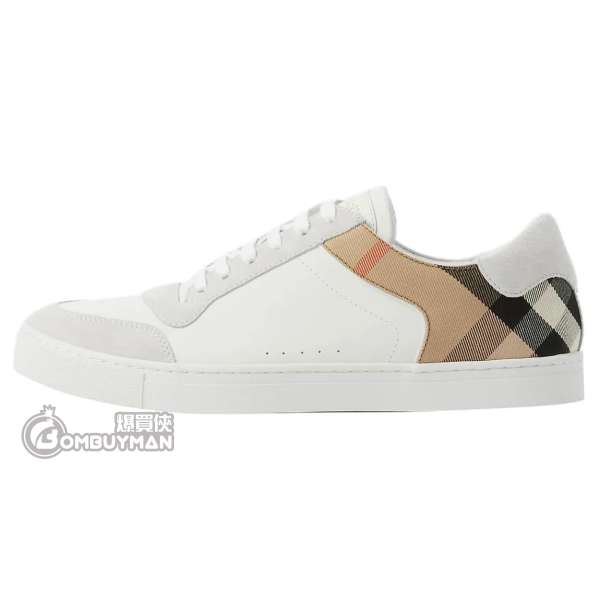 Burberry # 8024125 Leather Suede and House Check Sneakers EU39