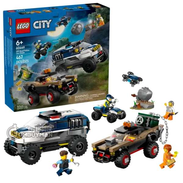 LEGO 60449 Off-Road Police Car Chase 越野警車追逐戰 (City)