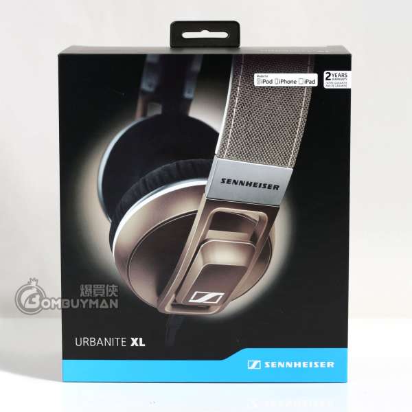 Sennheiser Urbanite XL Over-Ear Headphones (Sand, for iOS) (506447) 耳機