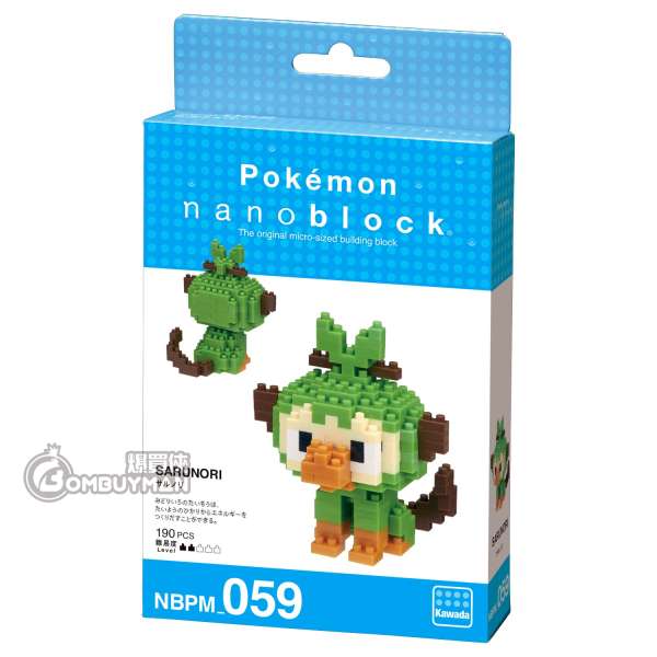 nanoblock NBPM_059 敲音猴 (寶可夢, 寵物小精靈, Pokémon)