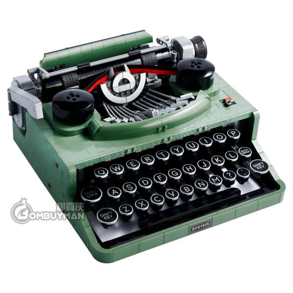 working lego typewriter